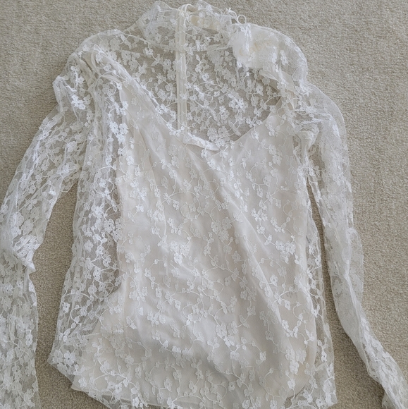 Chloe lace turtleneck with cami - Picture 1 of 5
